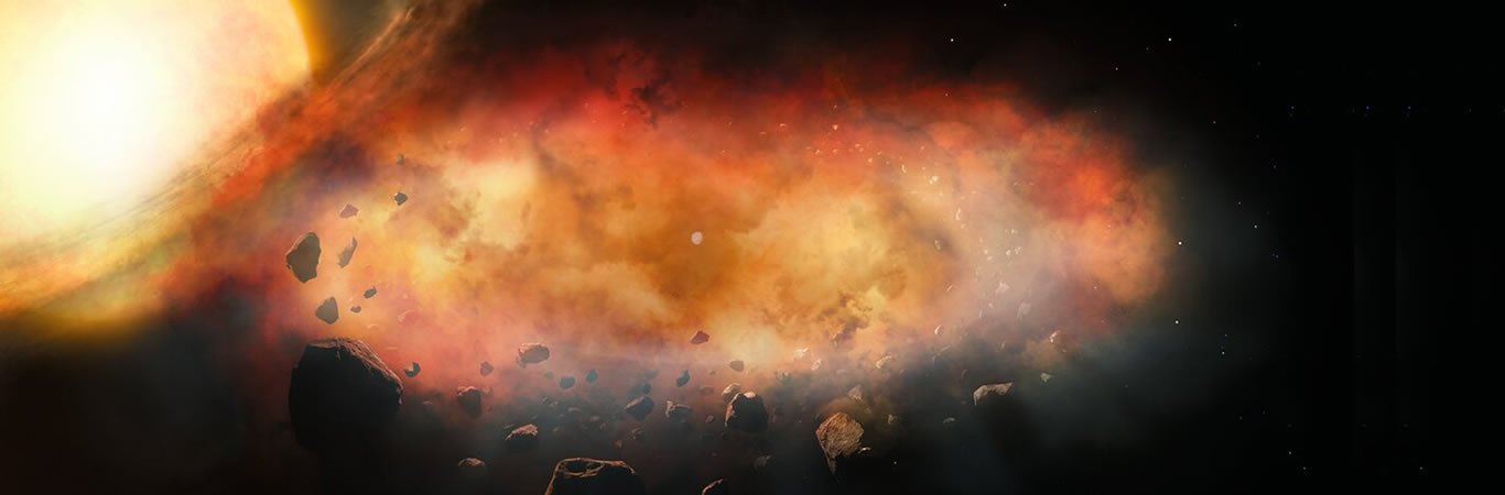 Descubren una Enorme Nube Metálica que Orbita un Objeto Misterioso