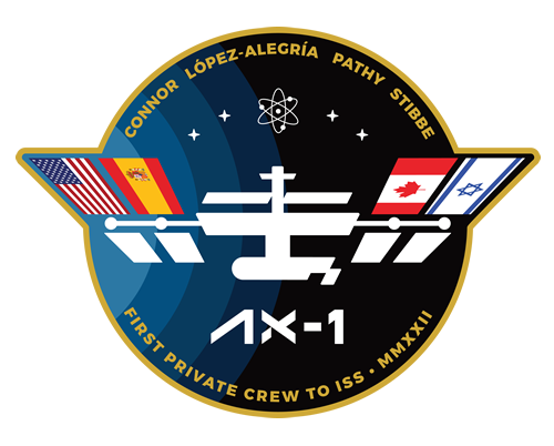 Logo Oficial Misión AXIOM 1