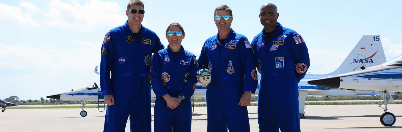 Cuenta Atrás Hacia la Luna: la Tripulación de Artemis II ya Está en Florida