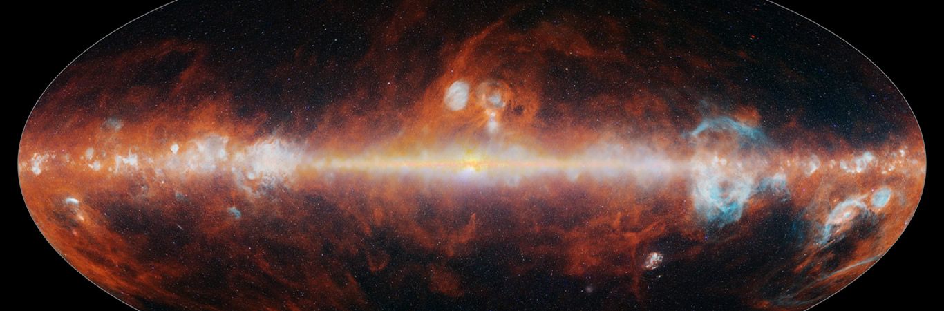 La Misión SPHEREx Completa su Primer Mapa del Cielo en Infrarrojo