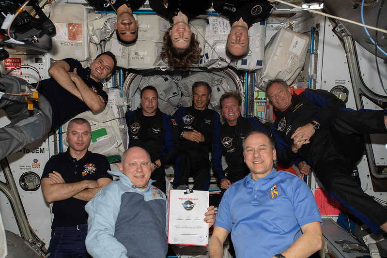 Ceremonia de Bienvenida de la Misión AXIOM-1 en la ISS