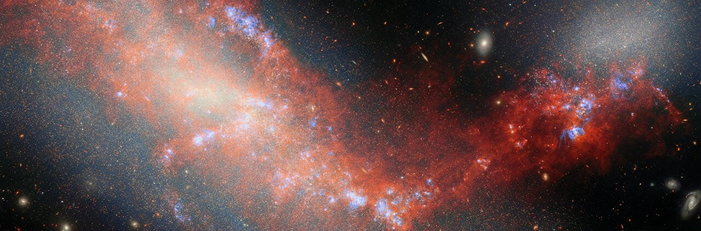 Webb Captura el Deslumbrante “Baile” de Dos Galaxias Enanas