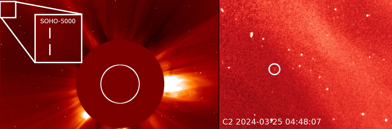 El Observatorio Solar SOHO Detecta su Cometa Número 5.000