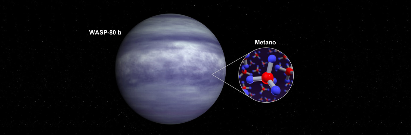 El Telescopio Espacial James Webb Identifica Metano en la Atmósfera de un Exoplaneta