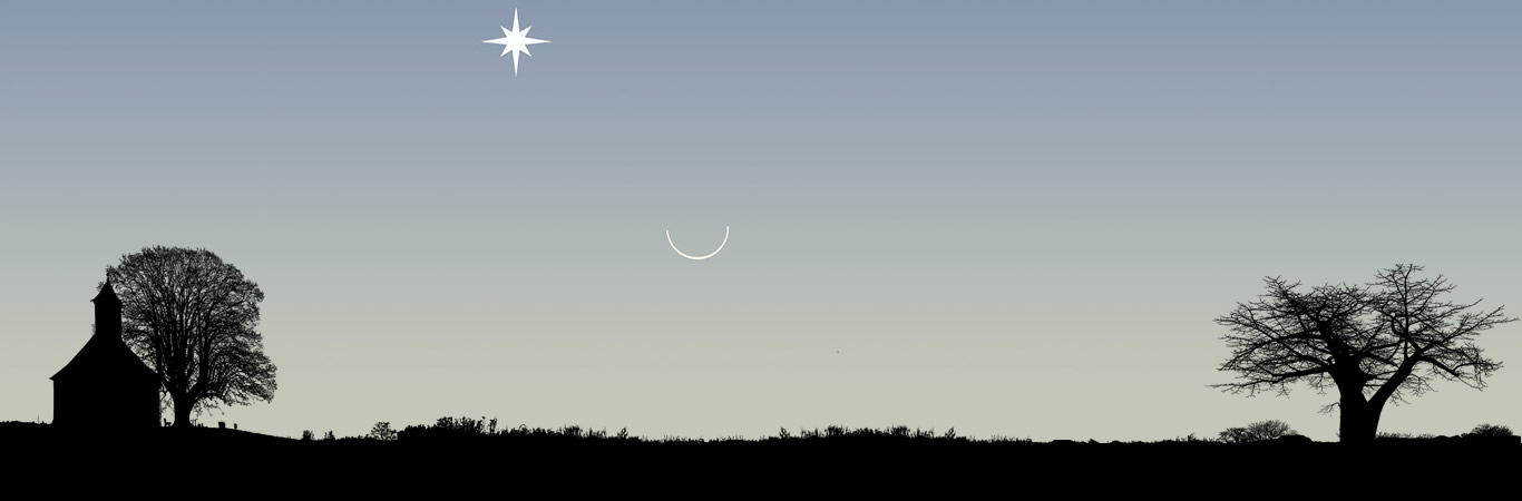 Venus y la Luna: un Encuentro Especial al Atardecer 