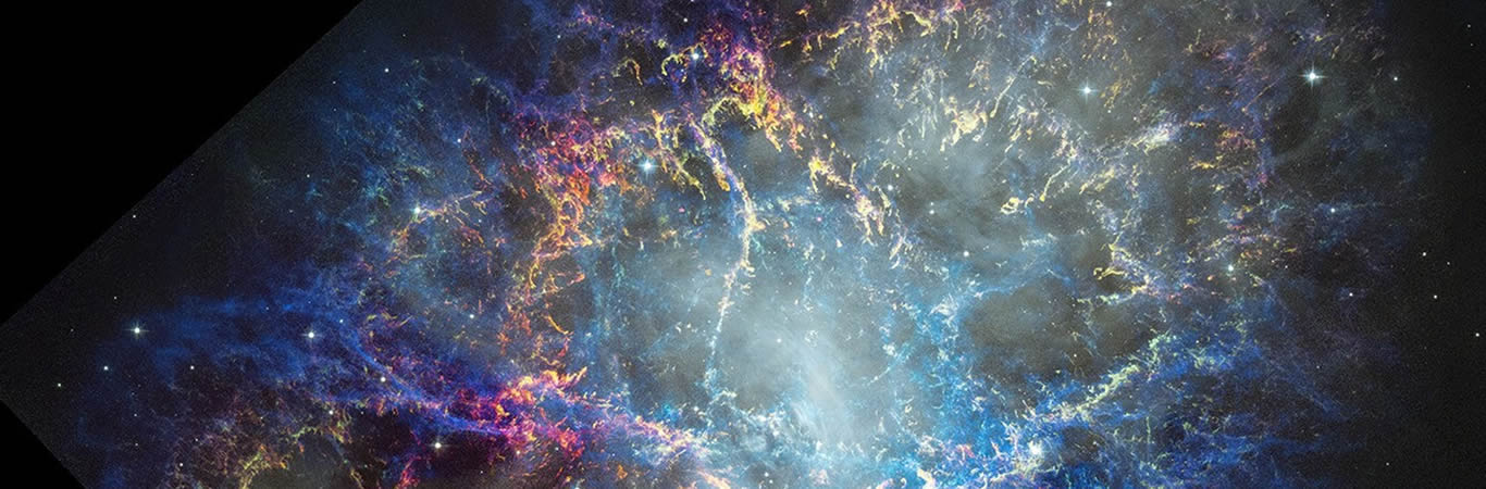 El Hubble Observa la Expansión de la Nebulosa del Cangrejo 25 Años Después