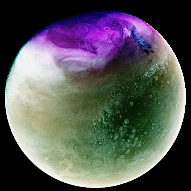 Hemisferio norte de Marte captado por MAVEN