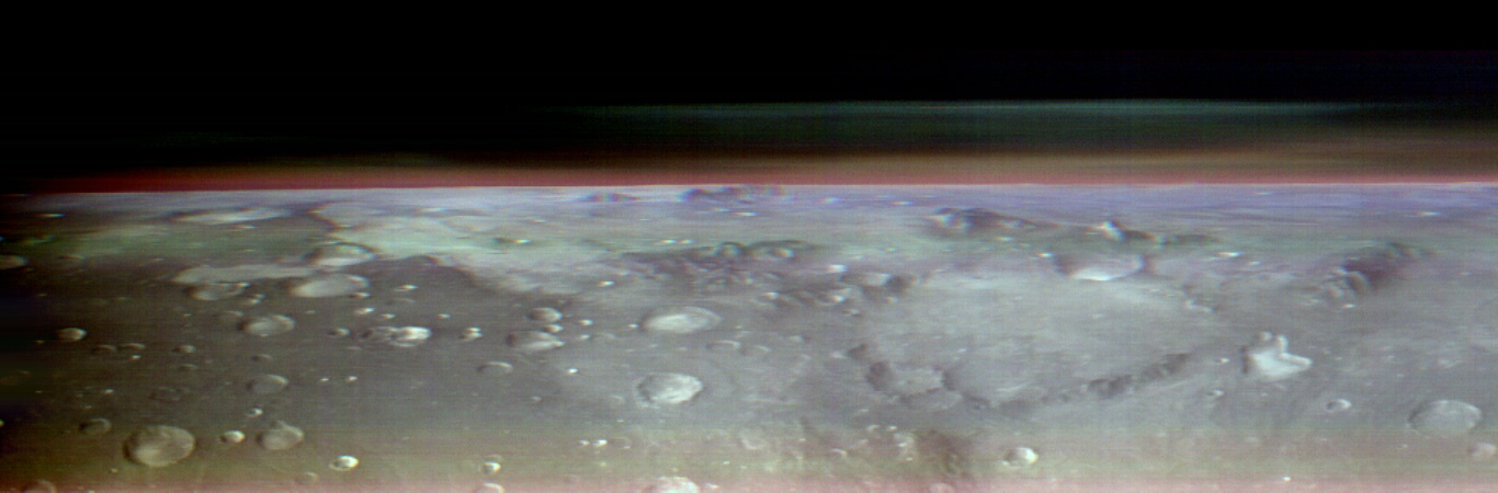 La Sonda Espacial Mars Odyssey Capta Impresionantes Vistas del Horizonte de Marte
