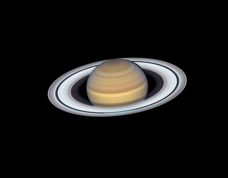 La Belleza de Saturno Captada de Nuevo Por el Hubble