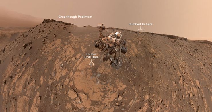 Curiosity se Hace un Nuevo Selfie en Marte
