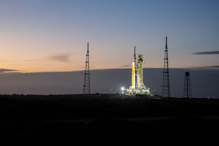 Todo Listo Para el Ensayo General con Carga de Combustible del Cohete Artemis II antes del Lanzamiento