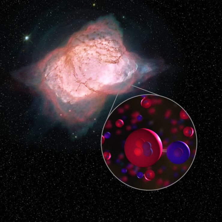 SOFIA Descubre el Primer Tipo de Molécula del Universo