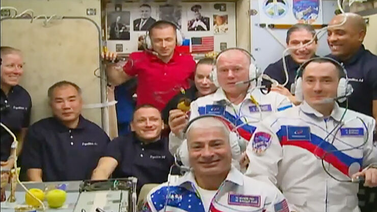 Los 10 actuales tripulantes de la ISS