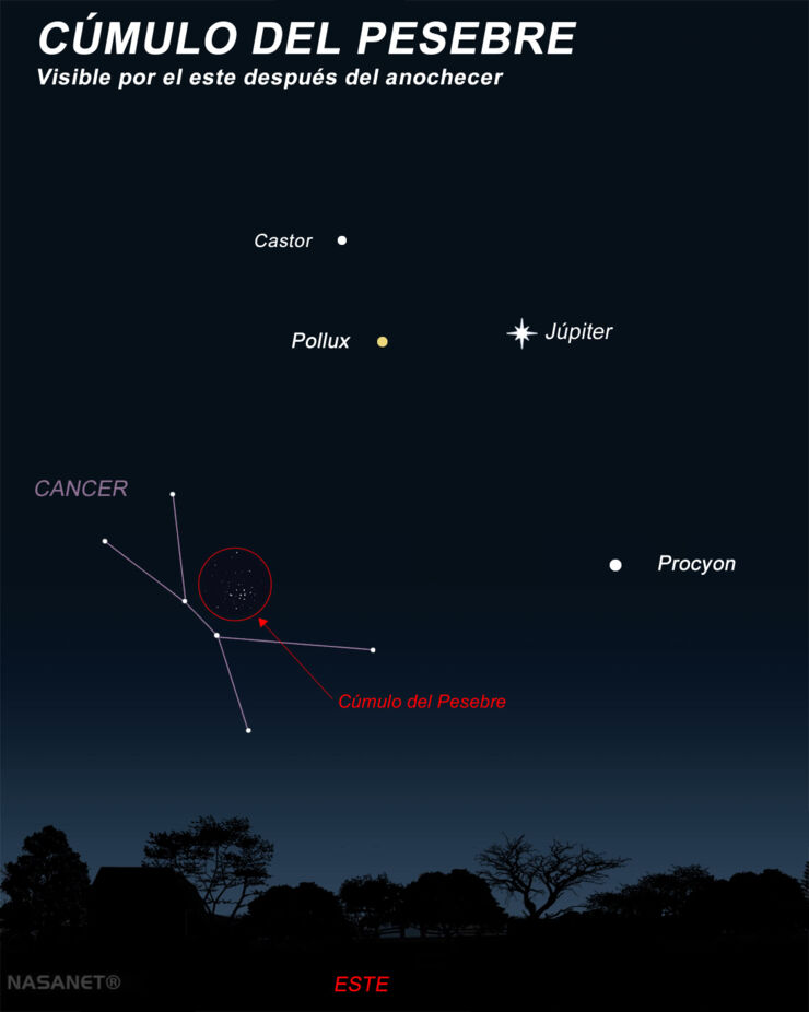 El Cúmulo del Pesebre Hace su Aparición