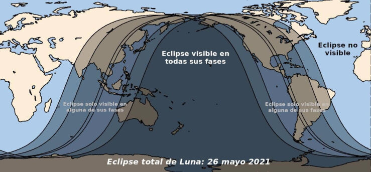 Mapa Eclipse Lunar 260521