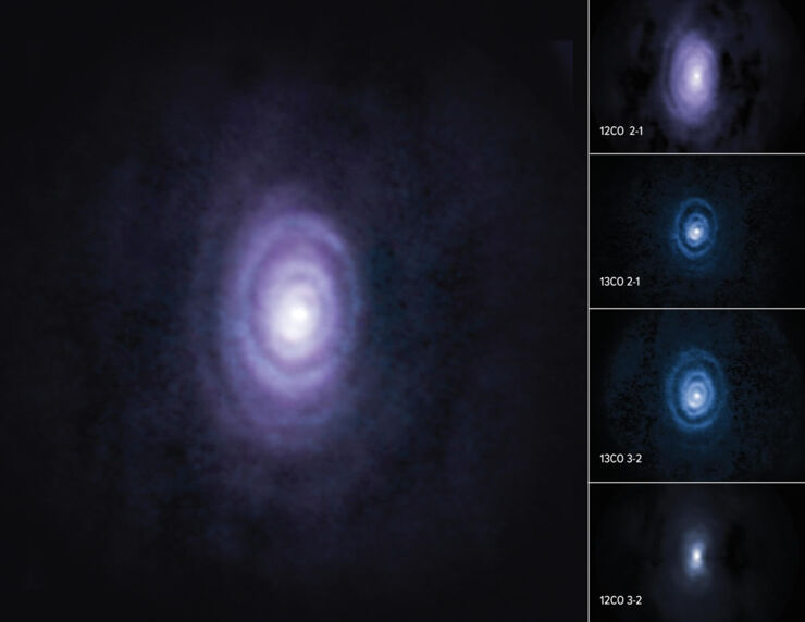 La Muerte de una Estrella de Carbono Produce un Espectáculo con Seis Anillos