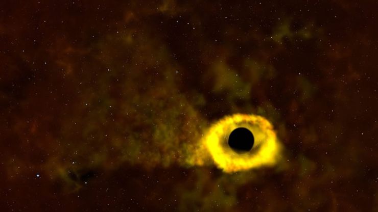 La Misión TESS de la NASA Observa su Primer Agujero Negro Destructor de Estrellas
