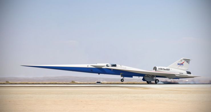 Aprobado el Ensamblaje Final del Avión Supersónico Silencioso X-59 de la NASA