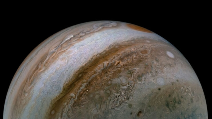 Profundas Corrientes en Chorro en la Atmósfera de Júpiter
