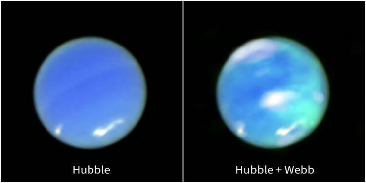 El Telescopio Webb Observa Auroras en Neptuno Por Primera Vez