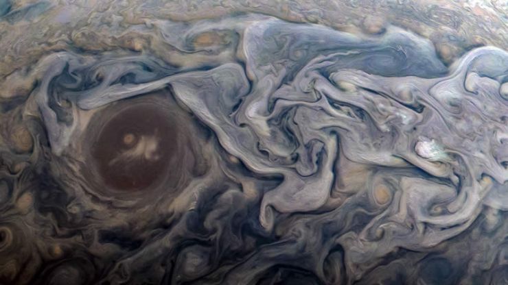 Espectacular imagen de Júpiter captada por Juno