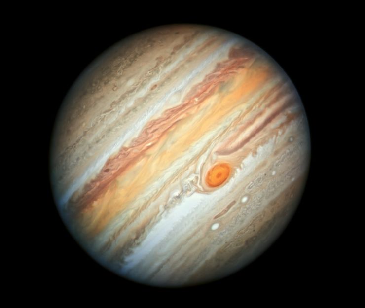 Espectacular Imagen de Júpiter Captada por el Hubble