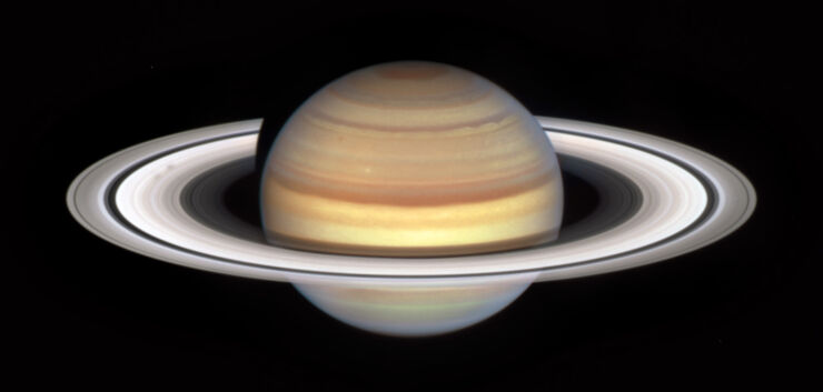 El Hubble Captura el Comienzo de una Nueva Temporada de Rayos en Saturno