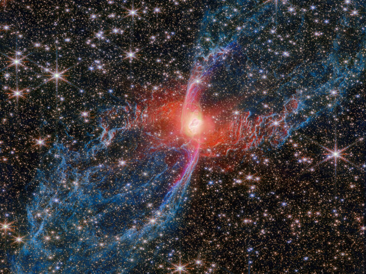 El Telescopio James Webb Observa la Nebulosa de la Araña Roja