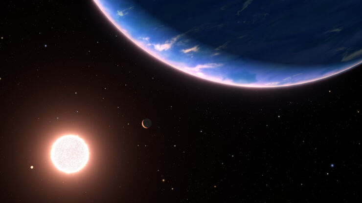 El Hubble Detecta Vapor de Agua en la Atmósfera de un Pequeño Exoplaneta