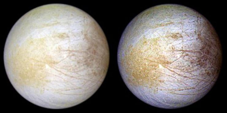 Detectan Sal de Mesa en Europa, una de las Lunas de Júpiter