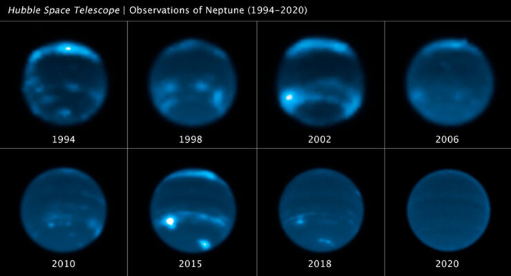 Las Nubes que Desaparecen de Neptuno Están Vinculadas al Ciclo Solar