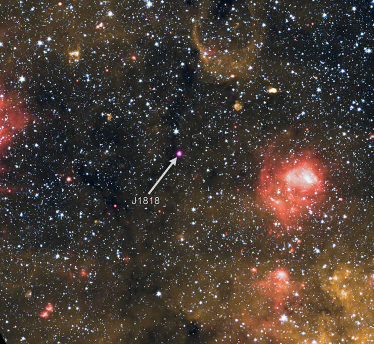 El Observatorio de Rayos X Chandra Estudia un Extraordinario Magnetar
