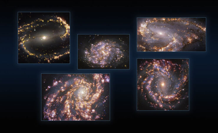 Fuegos Artificiales Galácticos: Nuevas Imágenes Revelan Como se Forman Estrellas