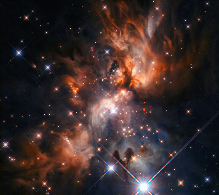 Formación de Estrellas en la Constelación de Géminis