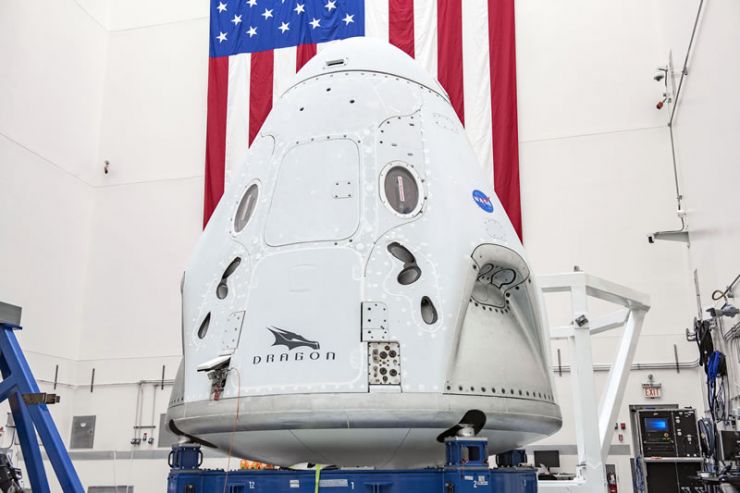 La nave espacial Crew Dragon de SpaceX