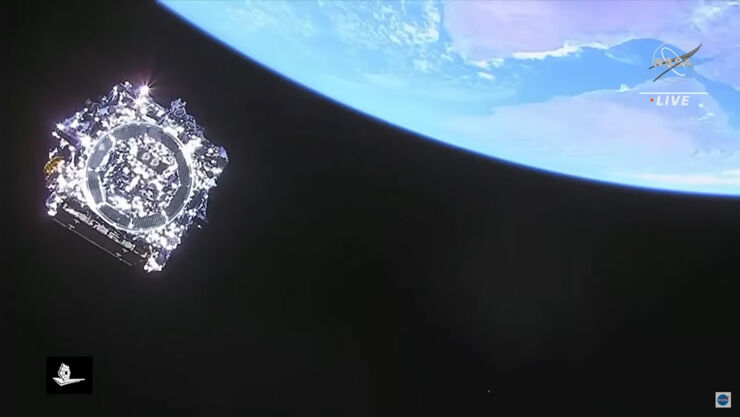 El Telescopio Espacial James Webb Ya Viaja Solo en el Espacio