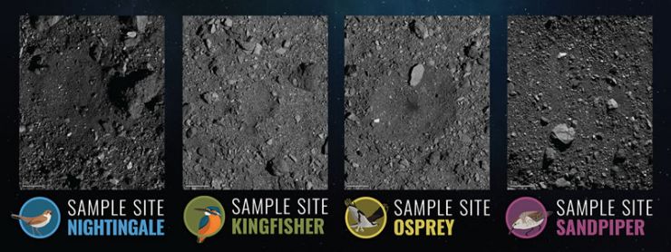 OSIRIS-REx a Punto de Escoger el Lugar de Recolección de Muestras en Bennu