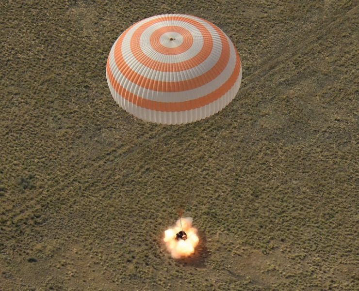Aterrizaje Soyuz Exp59