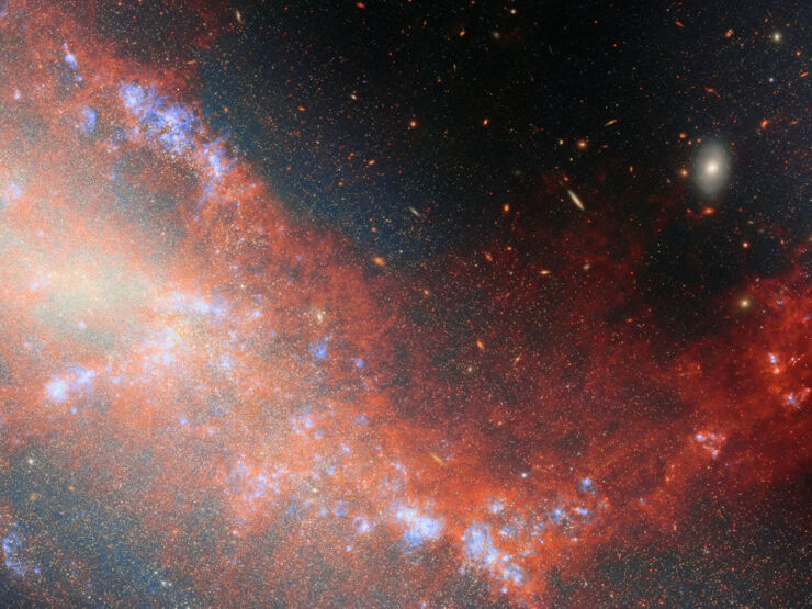 Webb Captura el Deslumbrante “Baile” de Dos Galaxias Enanas