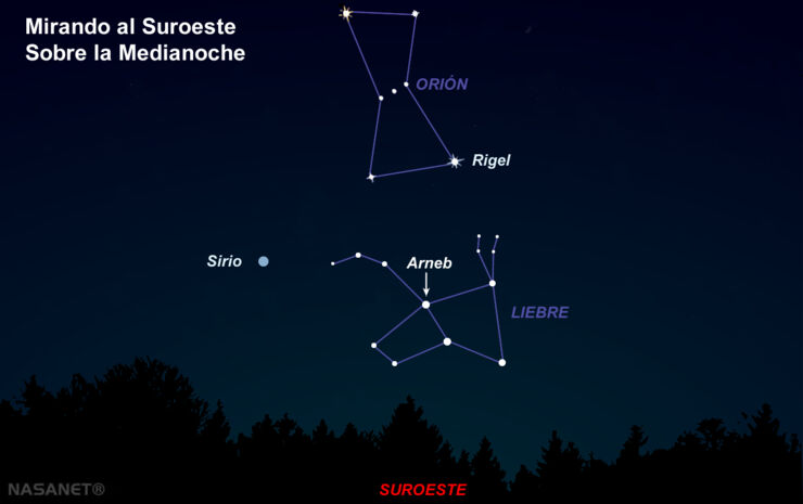 Buen Momento Para Observar a la Constelación de Lepus, la Liebre