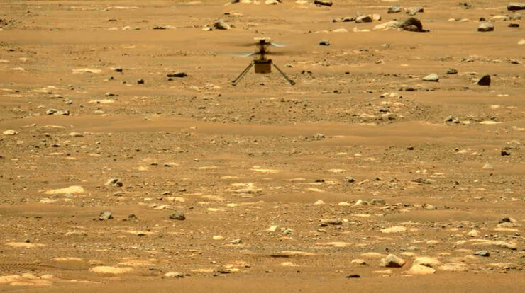 Ingenuity Realiza con Éxito su Segundo Vuelo en Marte
