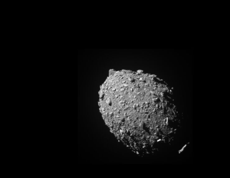 La luna asteroide Dimorphos