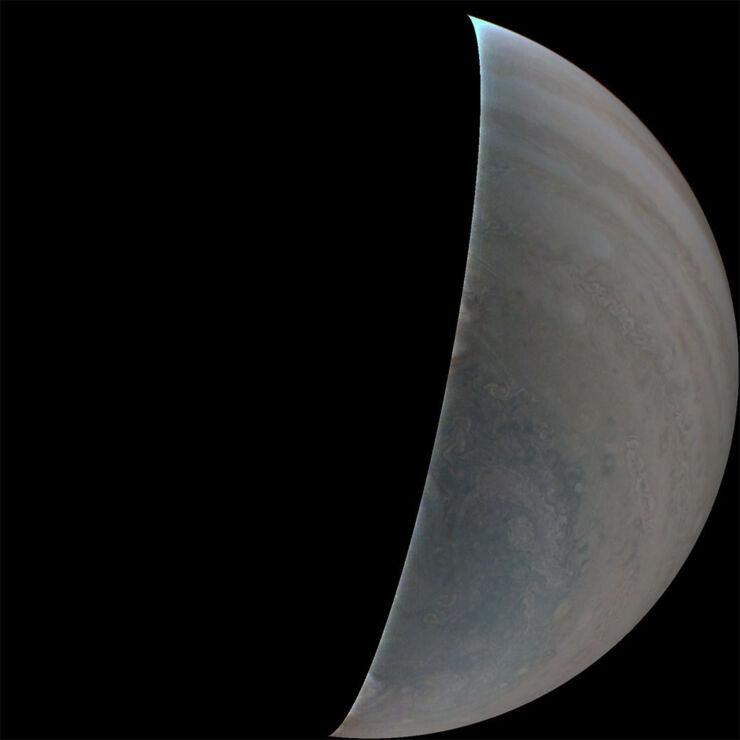 Una Cámara de Juno Experimenta Problemas Durante su Último Sobrevuelo a Júpiter