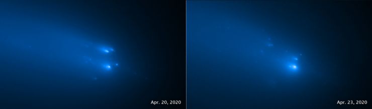 El Cometa ATLAS se Desintegra en Más de Dos Docenas de Fragmentos