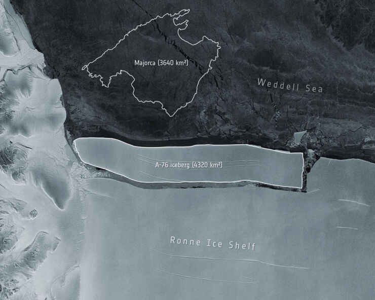 Se Desprende el Iceberg Más Grande del Mundo en la Antártida