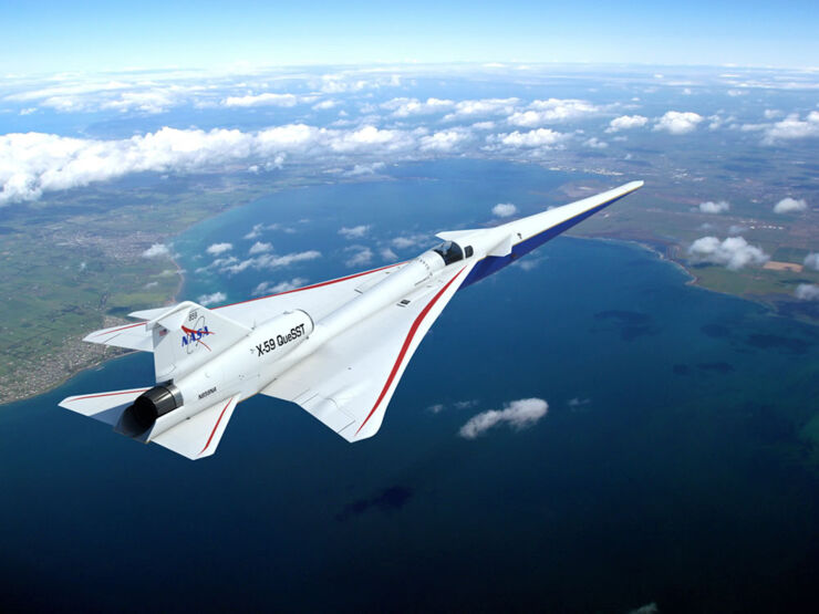 El Avión Supersónico X-59 de la NASA