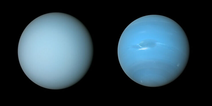 Telescopios Ayudan a Explicar Por Qué Urano y Neptuno Tienen Distintos Colores