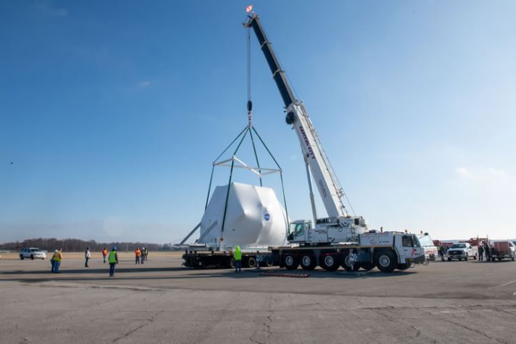 Orión Llega a la Estación Plum Brook de la NASA Para Realizar Pruebas