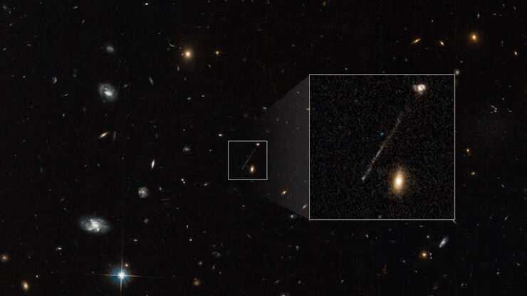 Rastro de estrellas Hubble