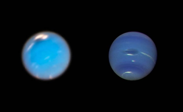 El Hubble Rastrea el Ciclo de Vida de Tormentas Gigantes en Neptuno